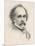 Nathaniel Hawthorne (Originally Hathorne) American Writer at the Age of 58-S.a. Scholl-Mounted Premium Giclee Print