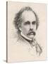 Nathaniel Hawthorne (Originally Hathorne) American Writer at the Age of 58-S.a. Scholl-Stretched Canvas