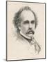 Nathaniel Hawthorne (Originally Hathorne) American Writer at the Age of 58-S.a. Scholl-Mounted Art Print