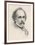 Nathaniel Hawthorne (Originally Hathorne) American Writer at the Age of 58-S.a. Scholl-Framed Art Print