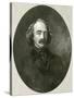 Nathaniel Hawthorne, Oval-RG Tietze-Stretched Canvas