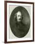 Nathaniel Hawthorne, Oval-RG Tietze-Framed Art Print