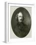 Nathaniel Hawthorne, Oval-RG Tietze-Framed Art Print