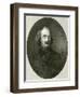 Nathaniel Hawthorne, Oval-RG Tietze-Framed Art Print