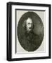 Nathaniel Hawthorne, Oval-RG Tietze-Framed Art Print