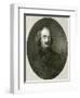 Nathaniel Hawthorne, Oval-RG Tietze-Framed Art Print