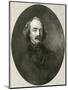 Nathaniel Hawthorne, Oval-RG Tietze-Mounted Art Print