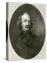 Nathaniel Hawthorne, Oval-RG Tietze-Stretched Canvas