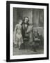 Nathaniel Hawthorne Reading to His Children-Charles Mills Sheldon-Framed Giclee Print