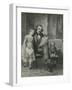 Nathaniel Hawthorne Reading to His Children-Charles Mills Sheldon-Framed Premium Giclee Print