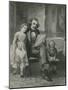 Nathaniel Hawthorne Reading to His Children-Charles Mills Sheldon-Mounted Premium Giclee Print