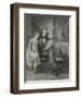 Nathaniel Hawthorne Reading to His Children-Charles Mills Sheldon-Framed Giclee Print