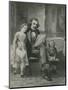 Nathaniel Hawthorne Reading to His Children-Charles Mills Sheldon-Mounted Giclee Print