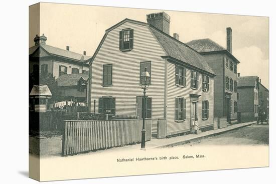 Nathaniel Hawthorne's Birth Place, Salem, Massachusetts-null-Stretched Canvas