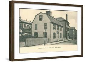 Nathaniel Hawthorne's Birth Place, Salem, Massachusetts-null-Framed Art Print
