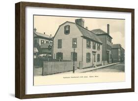 Nathaniel Hawthorne's Birth Place, Salem, Massachusetts-null-Framed Art Print