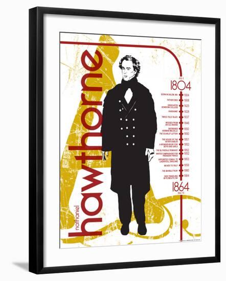 Nathaniel Hawthorne-Christopher Rice-Framed Art Print