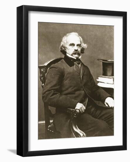 Nathaniel Hawthorne-Mathew Brady-Framed Giclee Print