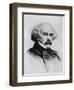 Nathaniel Hawthorne --Samuel Worcester Rowse-Framed Giclee Print