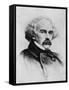 Nathaniel Hawthorne --Samuel Worcester Rowse-Framed Stretched Canvas