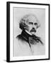 Nathaniel Hawthorne --Samuel Worcester Rowse-Framed Giclee Print