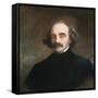 Nathaniel Hawthorne-Emanuel Gottlieb Leutze-Framed Stretched Canvas