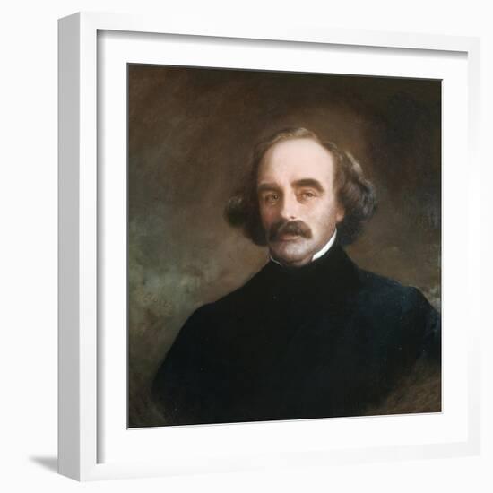 Nathaniel Hawthorne-Emanuel Gottlieb Leutze-Framed Giclee Print