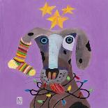 Christmas Dog-Nathaniel Mather-Giclee Print