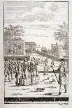 Leicester Square, Westminster, London, C1740-Nathaniel Parr-Giclee Print