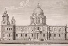 St Paul's Cathedral Exterior, C1750-Nathaniel Parr-Giclee Print
