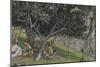 Nathaniel under the Fig Tree from 'The Life of Our Lord Jesus Christ'-James Jacques Joseph Tissot-Mounted Giclee Print
