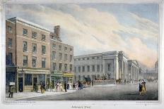 Aldersgate Street, City of London, C1830-Nathaniel Whittock-Framed Giclee Print