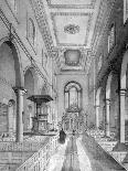 Interior of St Bartholomew-By-The-Exchange, City of London, C1835-Nathaniel Whittock-Giclee Print