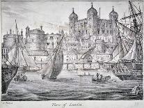 View of London from Southwark, 1543-Nathaniel Whittock-Giclee Print