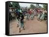 Natintigou Village, Benin (Dahmoney), Africa-Bruno Barbier-Framed Stretched Canvas