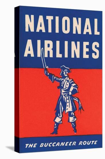 Nation Airlines - the Buccaneer Route-null-Stretched Canvas