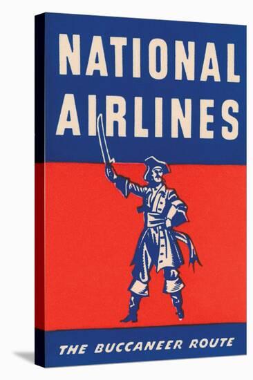 Nation Airlines - the Buccaneer Route-null-Stretched Canvas