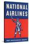 Nation Airlines - the Buccaneer Route-null-Stretched Canvas