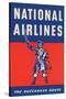 Nation Airlines - the Buccaneer Route-null-Stretched Canvas