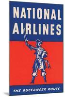 Nation Airlines - the Buccaneer Route-null-Mounted Art Print