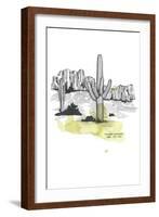 Nation Park Saguaro-Natasha Marie-Framed Giclee Print