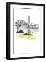 Nation Park Saguaro-Natasha Marie-Framed Giclee Print