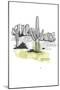 Nation Park Saguaro-Natasha Marie-Mounted Giclee Print