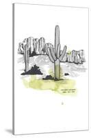 Nation Park Saguaro-Natasha Marie-Stretched Canvas