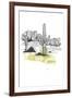 Nation Park Saguaro-Natasha Marie-Framed Giclee Print