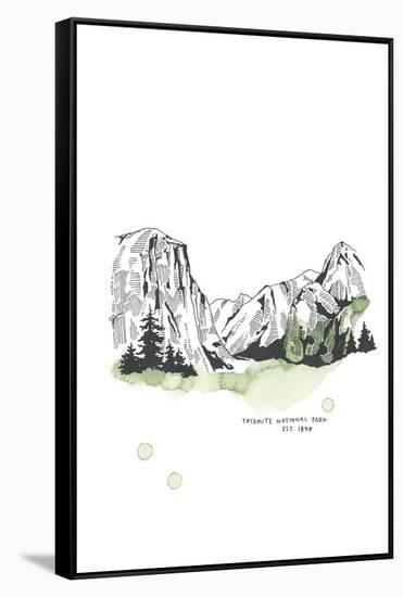 Nation Park Yosemite-Natasha Marie-Framed Stretched Canvas