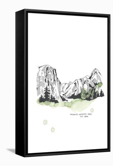 Nation Park Yosemite-Natasha Marie-Framed Stretched Canvas