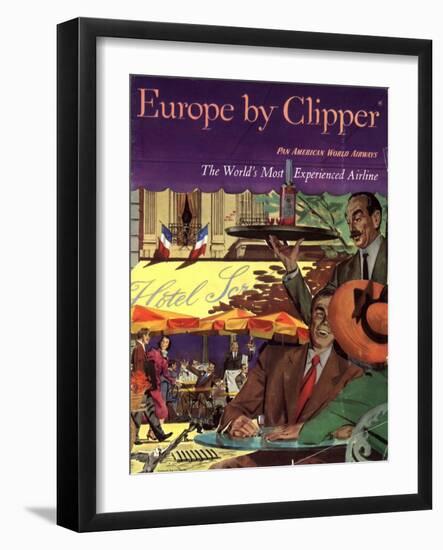 National Air and Space Museum: Europe by Clipper-null-Framed Art Print