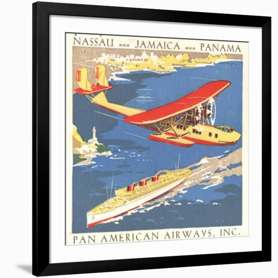 National Air and Space Museum: Pan American Airways-null-Framed Art Print