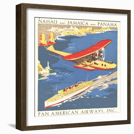 National Air and Space Museum: Pan American Airways-null-Framed Art Print